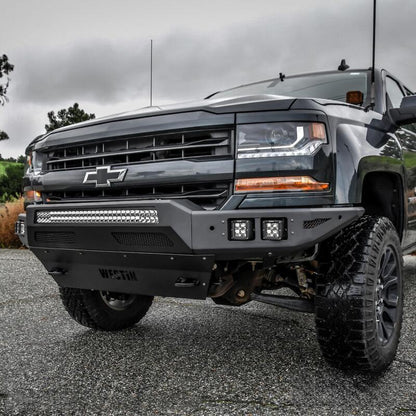 Westin 16-19 Chevy/GMC Silverado/Sierra 1500 Pro-Mod Front Bumper - Textured Black