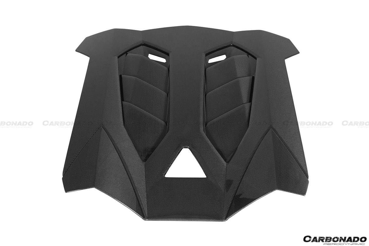 2013-2016 Lamborghini Aventador LP700 Roadster Oem Style Carbon Fiber Engine Trunk - Carbonado Aero