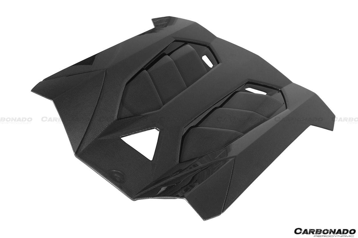 2013-2016 Lamborghini Aventador LP700 Roadster Oem Style Carbon Fiber Engine Trunk - Carbonado Aero