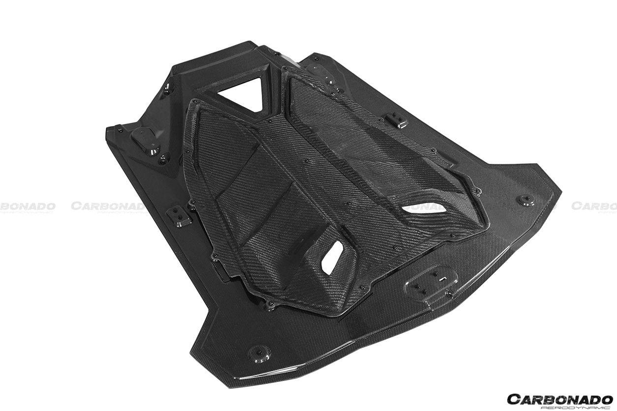 2013-2016 Lamborghini Aventador LP700 Roadster Oem Style Carbon Fiber Engine Trunk - Carbonado Aero