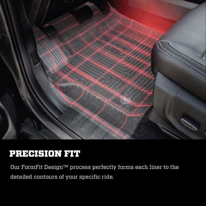 Husky Liners 11-15 Ford F-250/F-350 SuperCab X-Act Contour Black 2nd Row Floor Liners