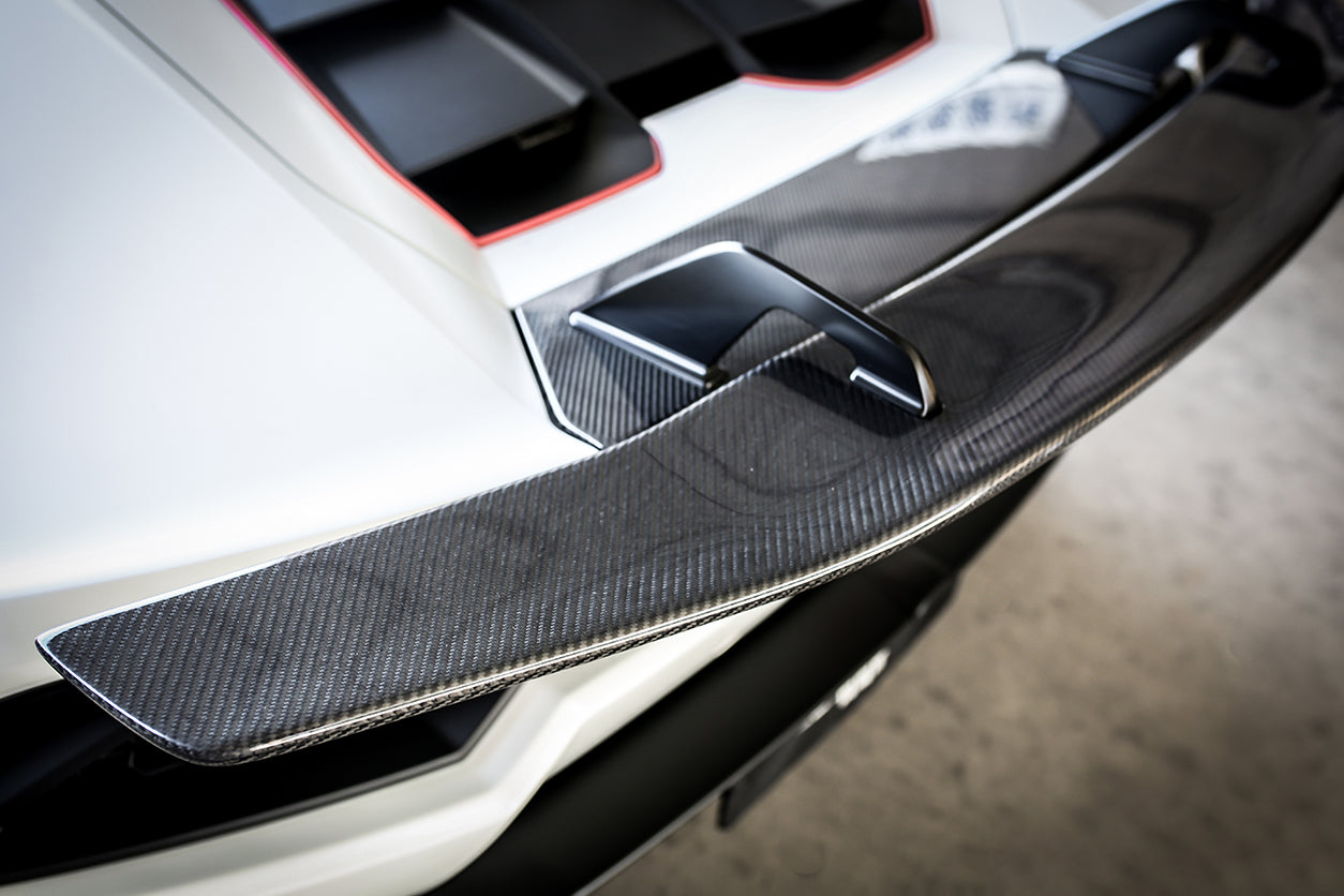 2015-2020 Lamborghini Huracan LP610/LP580 VRS-II Style Carbon Fiber Trunk Spoiler - Carbonado