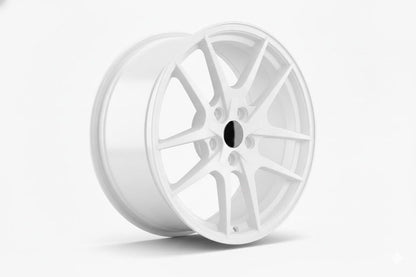 E301 White 18x8.5 ET35 5.114 - Square Set (4 Wheels)