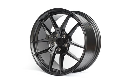 E301 Satin Black 18x8.5 ET35 5.114 - Square Set (4 Wheels)