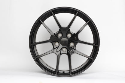E301 Satin Black 18x8.5 ET35 5.114 - Square Set (4 Wheels)