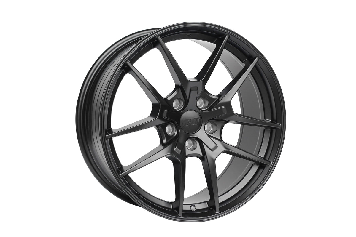 E301 Satin Black 18x8.5 ET35 5.114 - Square Set (4 Wheels)
