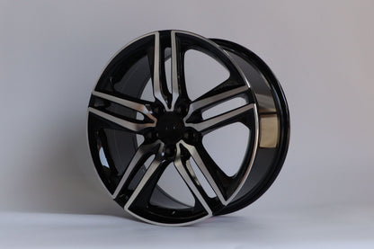 E307 Black Machined Face 19x8.0 ET55 5.114 - Square Set (4 Wheels)
