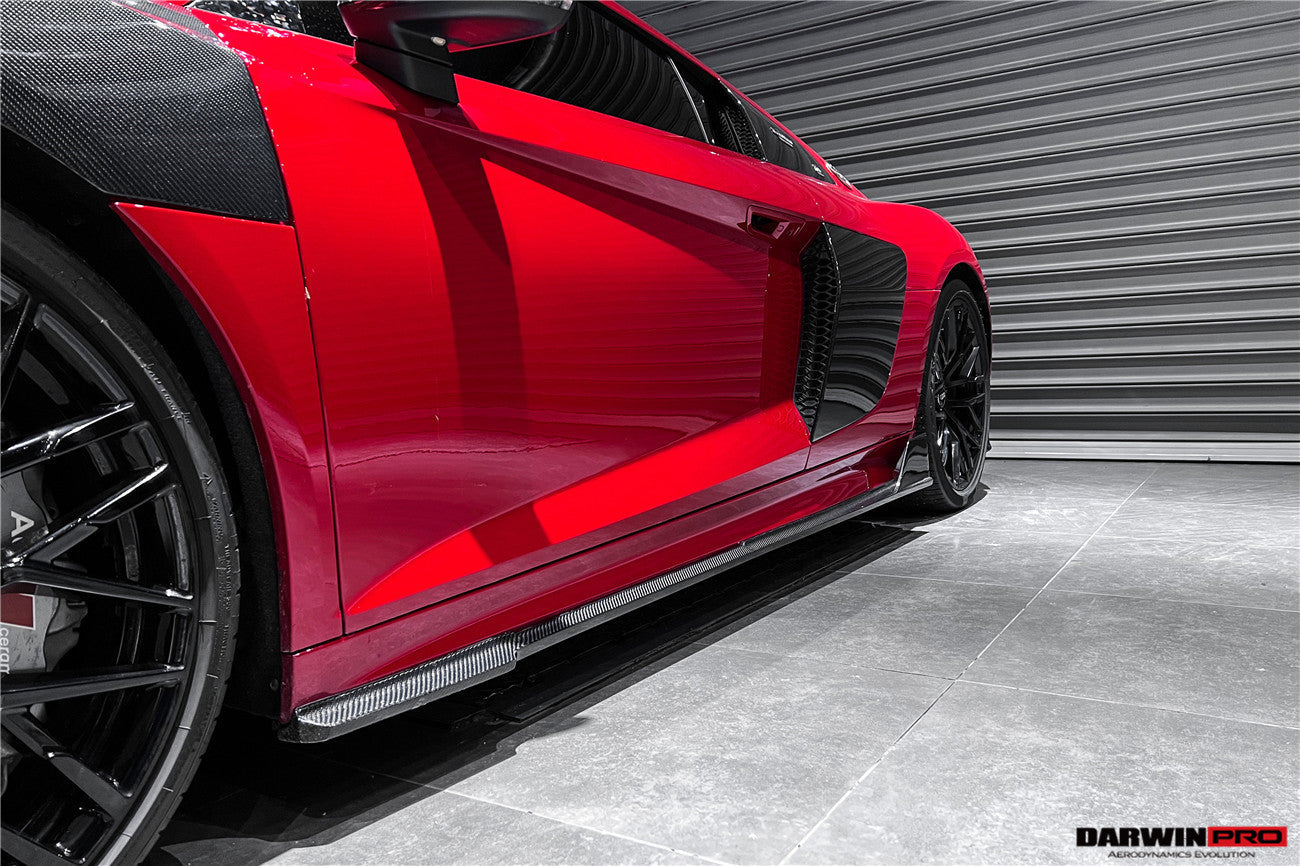 2016-2018 Audi R8 Coupe iMP Performance Carbon Fiber Side Skirts Under Board - DarwinPRO Aerodynamics