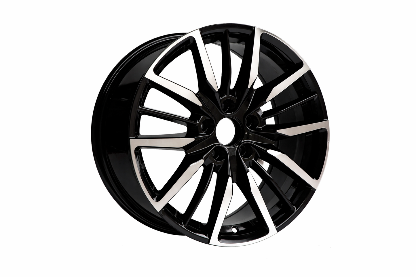 E312 Black Machined Face 20x8.5 ET45 5.120 - Square Set (4 Wheels)
