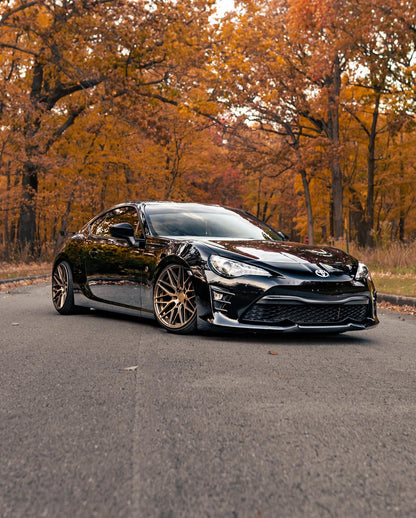 18" F1R F103 Brushed Bronze 5x114.3 ( Square Setup ) ( Set of 4 )