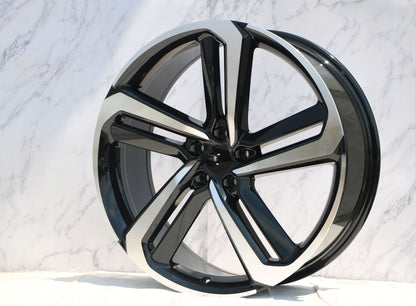 E315 Black Machined Face 20x8.5 ET45 5.114 – (Square Set of 4)