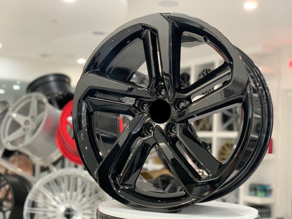 E315 Gloss Black 22x8.5 ET45 5.114 - Square Set (4 Wheels)