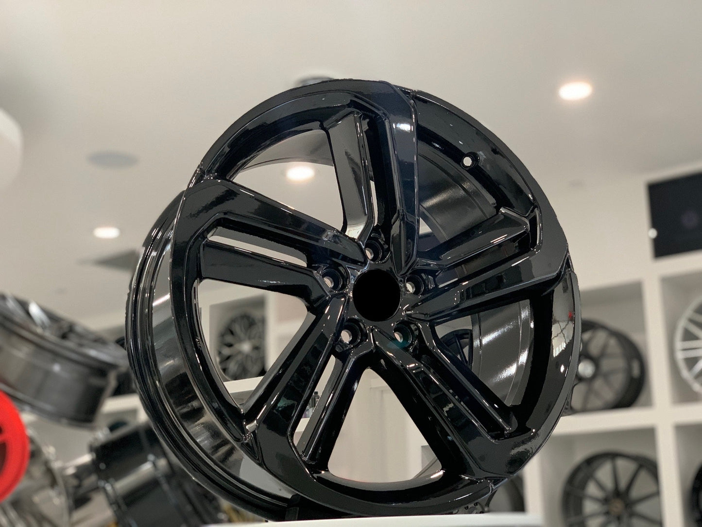 E315 Gloss Black 22x8.5 ET45 5.114 - Square Set (4 Wheels)
