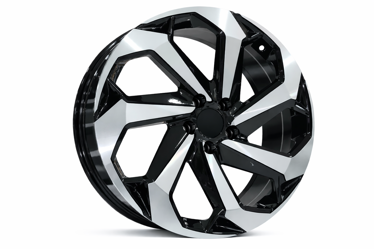 E316 Black Machined Face 20x8.5 ET45 5.114 - Square Set (4 Wheels)