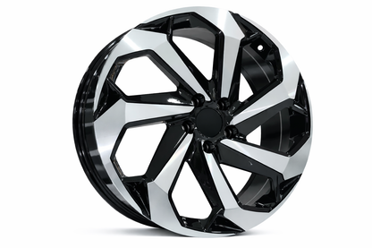 E316 Black Machined Face 20x8.5 ET45 5.114 - Square Set (4 Wheels)