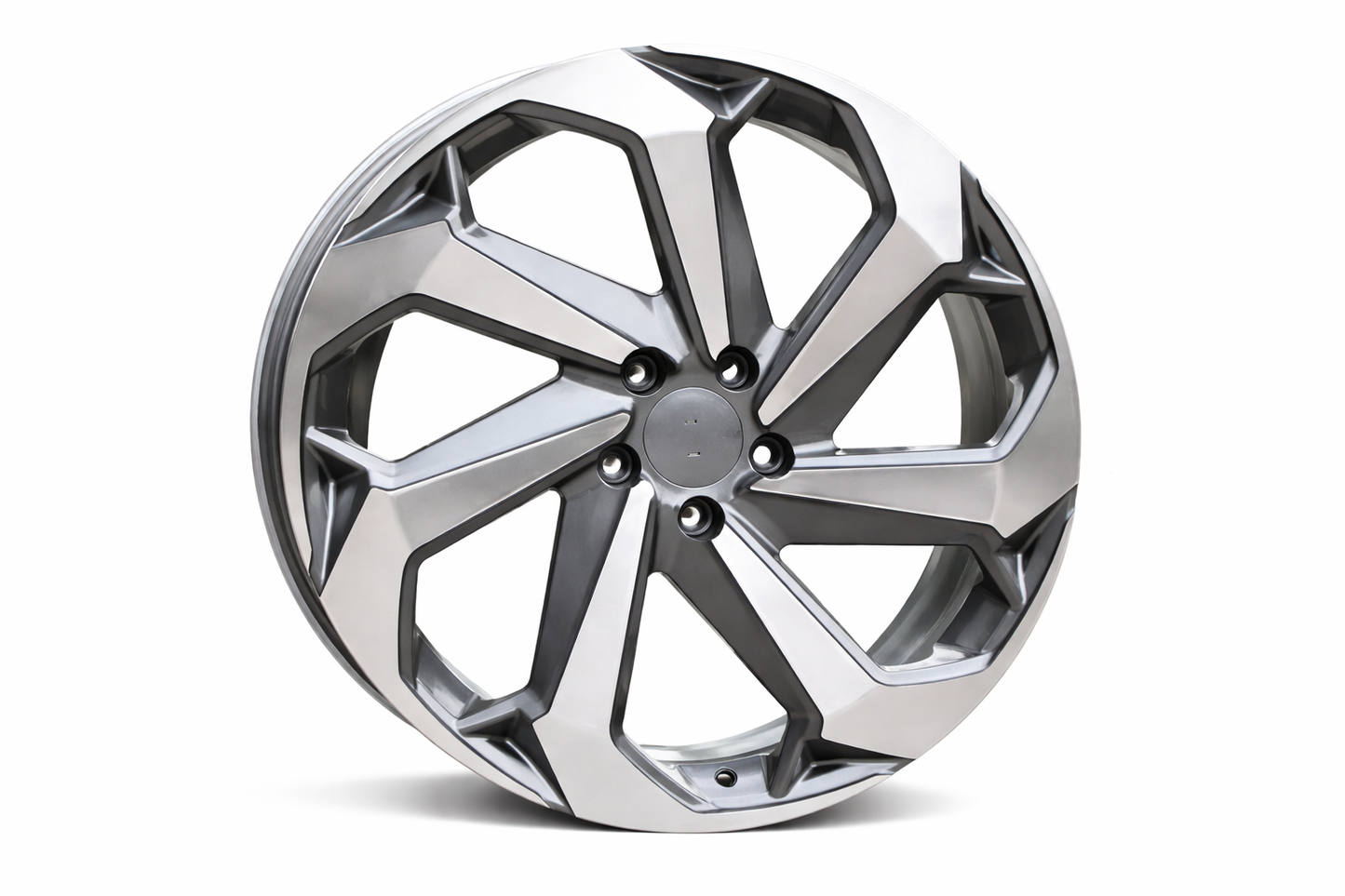 E316 Gunmetal Machined Face 22x8.0 ET40 5.114 - Square Set (4 Wheels)