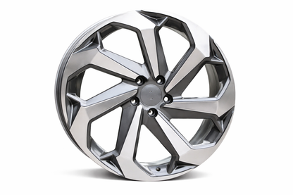 E316 Gunmetal Machined Face 22x8.0 ET40 5.114 - Square Set (4 Wheels)