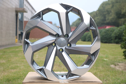 E316 Gunmetal Machined Face 22x8.0 ET40 5.114 - Square Set (4 Wheels)