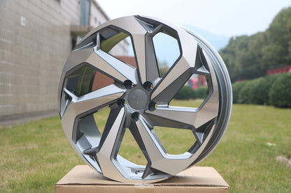 E316 Gunmetal Machined Face 22x8.0 ET40 5.100 - Square Set (4 Wheels)