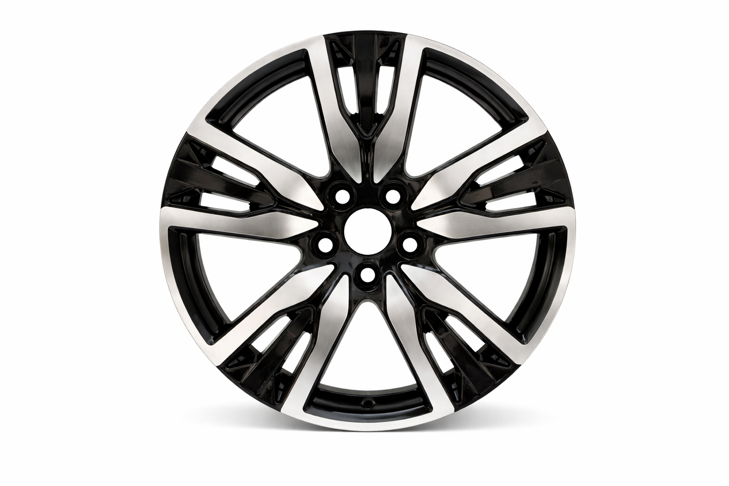 E319 Black Machined Face 20x8.0 ET55 5.114 - Square Set (4 Wheels)