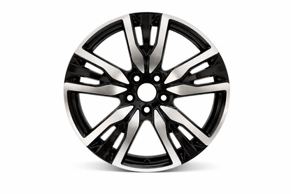 E319 Black Machined Face 20x8.0 ET55 5.120 - Square Set (4 Wheels)