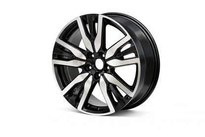 E319 Black Machined Face 20x8.0 ET55 5.120 - Square Set (4 Wheels)