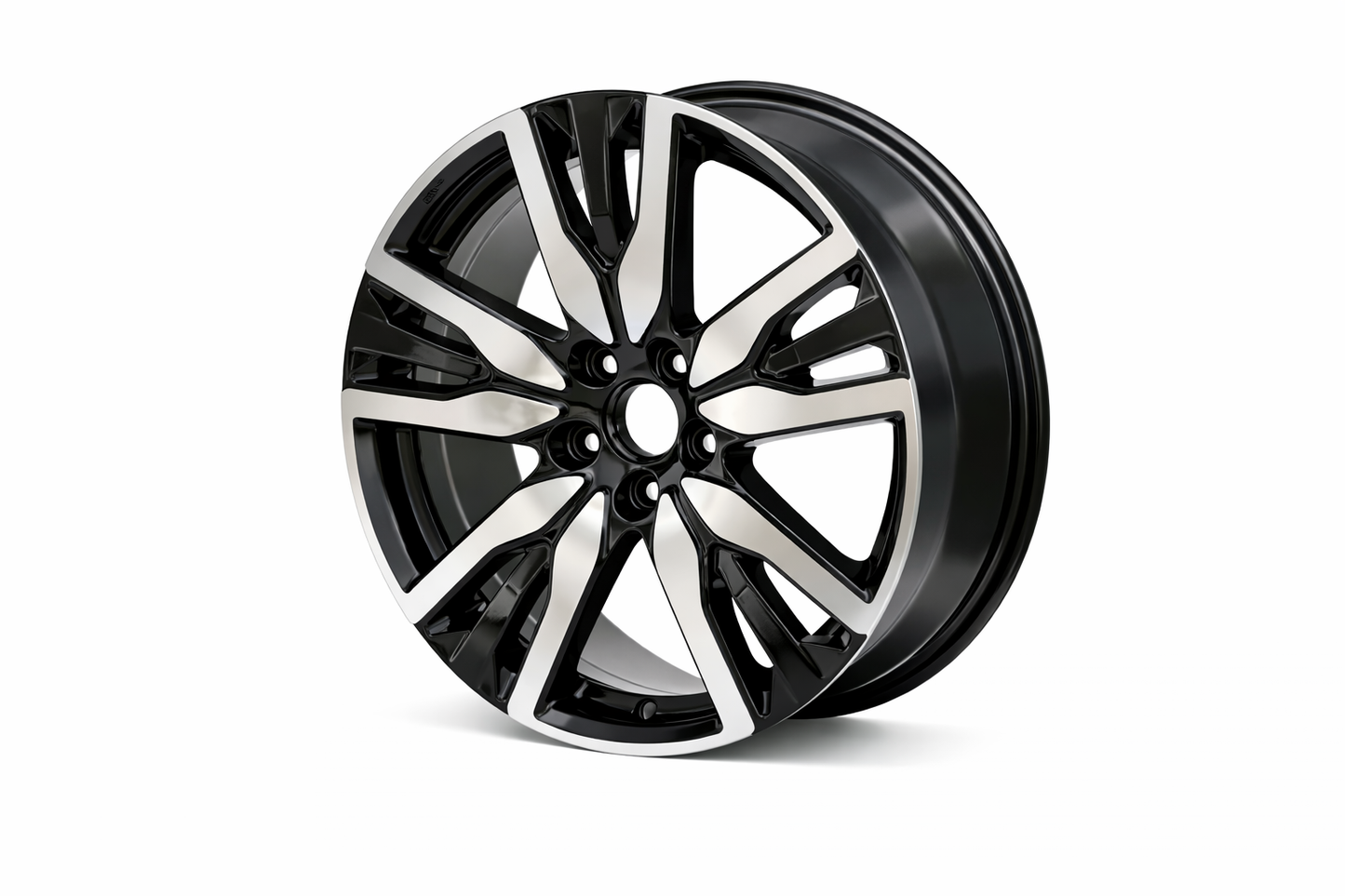 E319 Black Machined Face 20x8.0 ET55 5.114 - Square Set (4 Wheels)