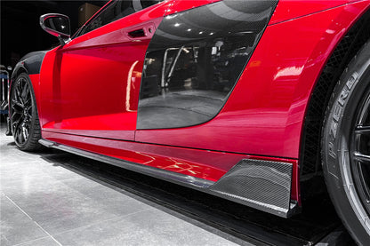 2016-2018 Audi R8 Coupe iMP Performance Carbon Fiber Side Skirts Under Board - DarwinPRO Aerodynamics