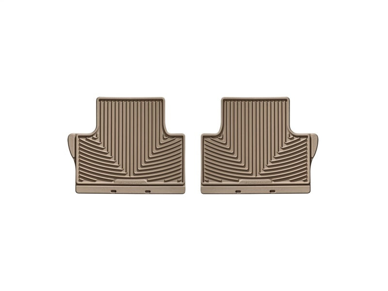 WeatherTech 07+ Volvo S80 Rear Rubber Mats - Tan