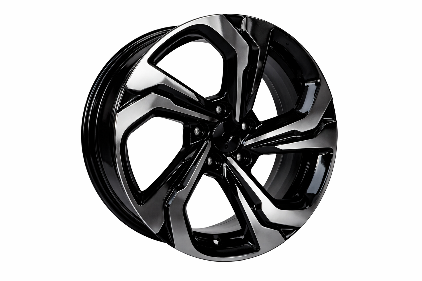 E323 Black Machined Face 17x7.5 ET45 5.114 – (Square Set of 4)