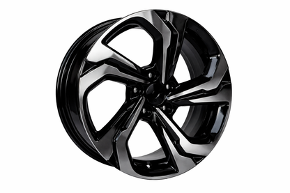 E323 Black Machined Face 17x7.5 ET45 5.114 – (Square Set of 4)