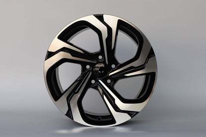 E323 Black Machined Face 19x8.5 ET45 5.114 – (Square Set of 4)