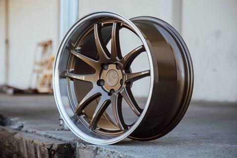 Aodhan DS02 Bronze w/Machined Lip - 19x9.5 +30 5x114.3 (Square Set of 4)