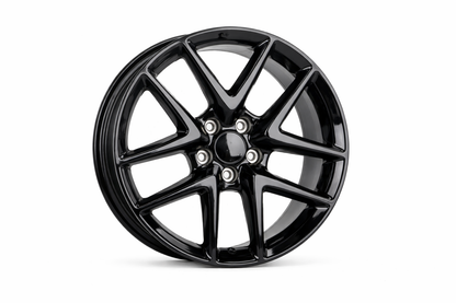 E326 Gloss Black 18x8 ET50 5.114 – (Square Set of 4)