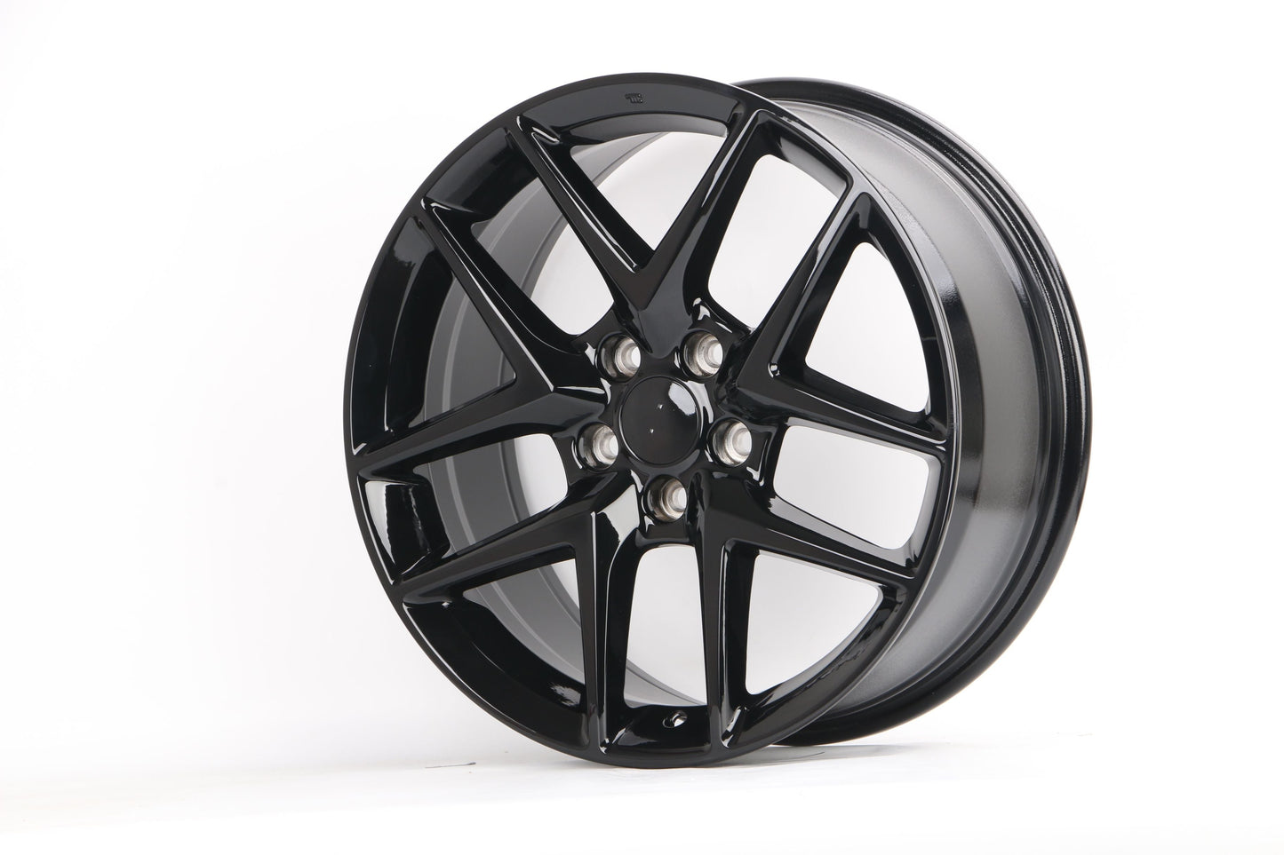 E326 Gloss Black 18x8 ET50 5.114 – (Square Set of 4)