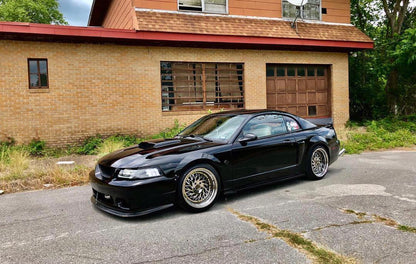 18" Aodhan DS03 Black Vacuum w/ Gold Rivets 5x114.3 ( Square Setup ) ( Set of 4 )