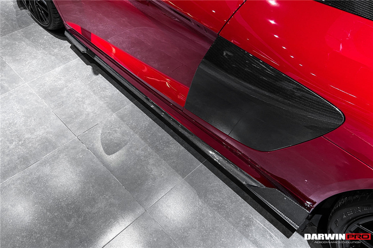 2016-2018 Audi R8 Coupe iMP Performance Carbon Fiber Side Skirts Under Board - DarwinPRO Aerodynamics