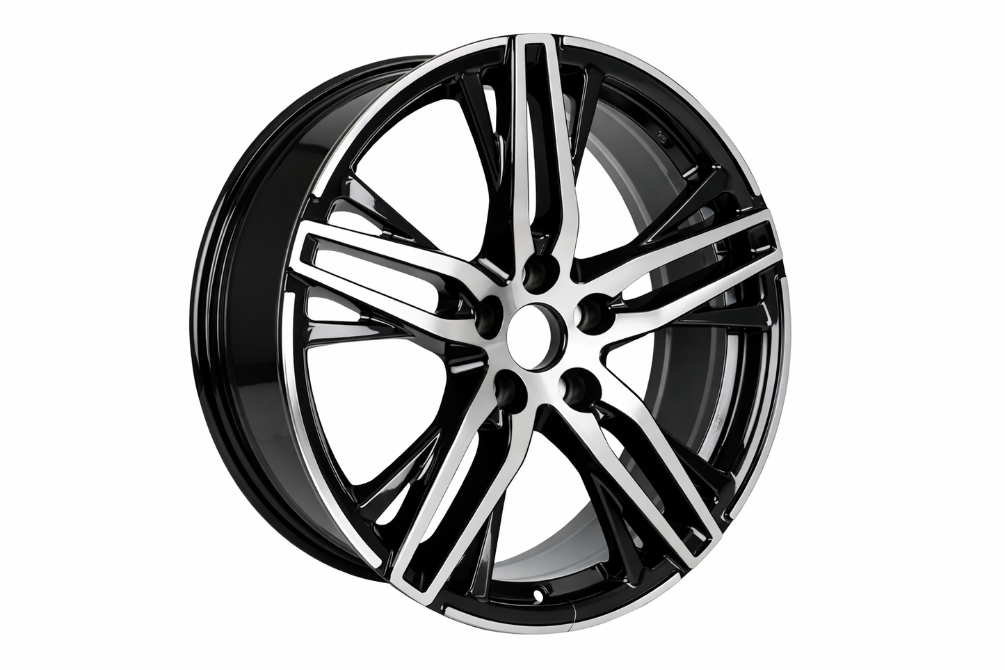E340 Black Machined Face 19x8.5 ET35 5.114 – (Square Set of 4)