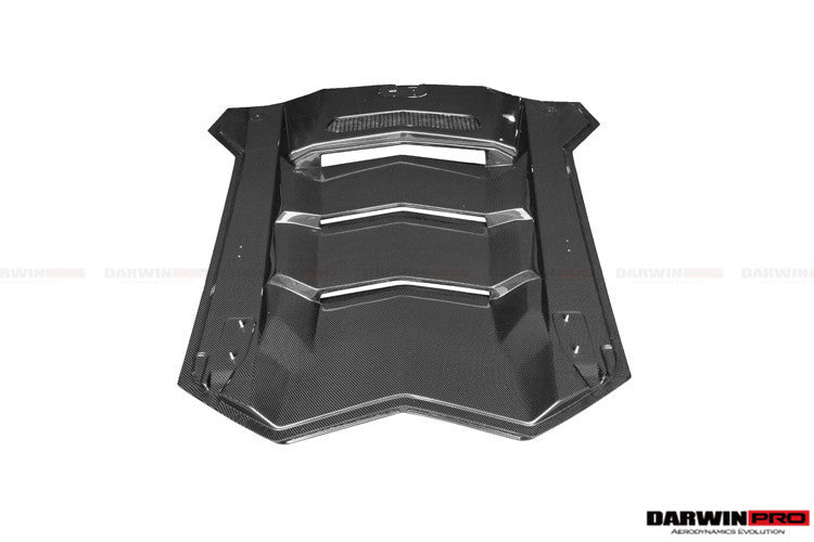 2011-2016 Lamborghini Aventador LP700 Coupe BKSS Style Carbon Fiber Engine Trunk - DarwinPRO Aerodynamics