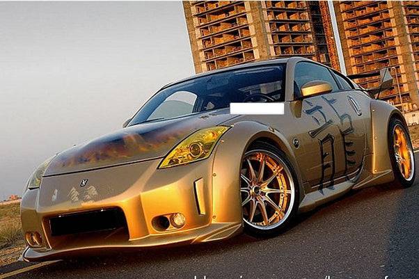 2003-2008 Nissan 350Z Vs3 Style Wide Body Full Body Kit - Carbonado
