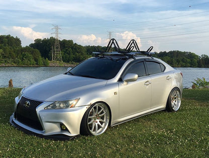 Aodhan DS02 Silver w/Machined Face - 19x8.5 +35 / 19x11 +22 5x114.3 (Staggered Set of 4)