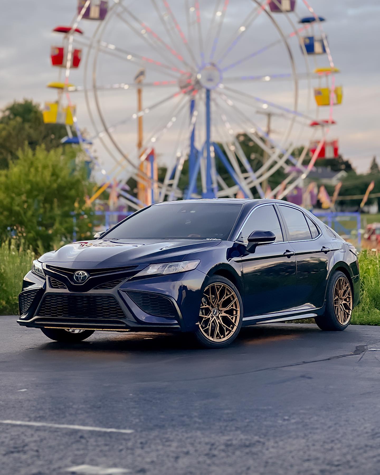 20" F1R FS3 Matte Bronze 5x120 ( Square Setup ) ( Set of 4 )