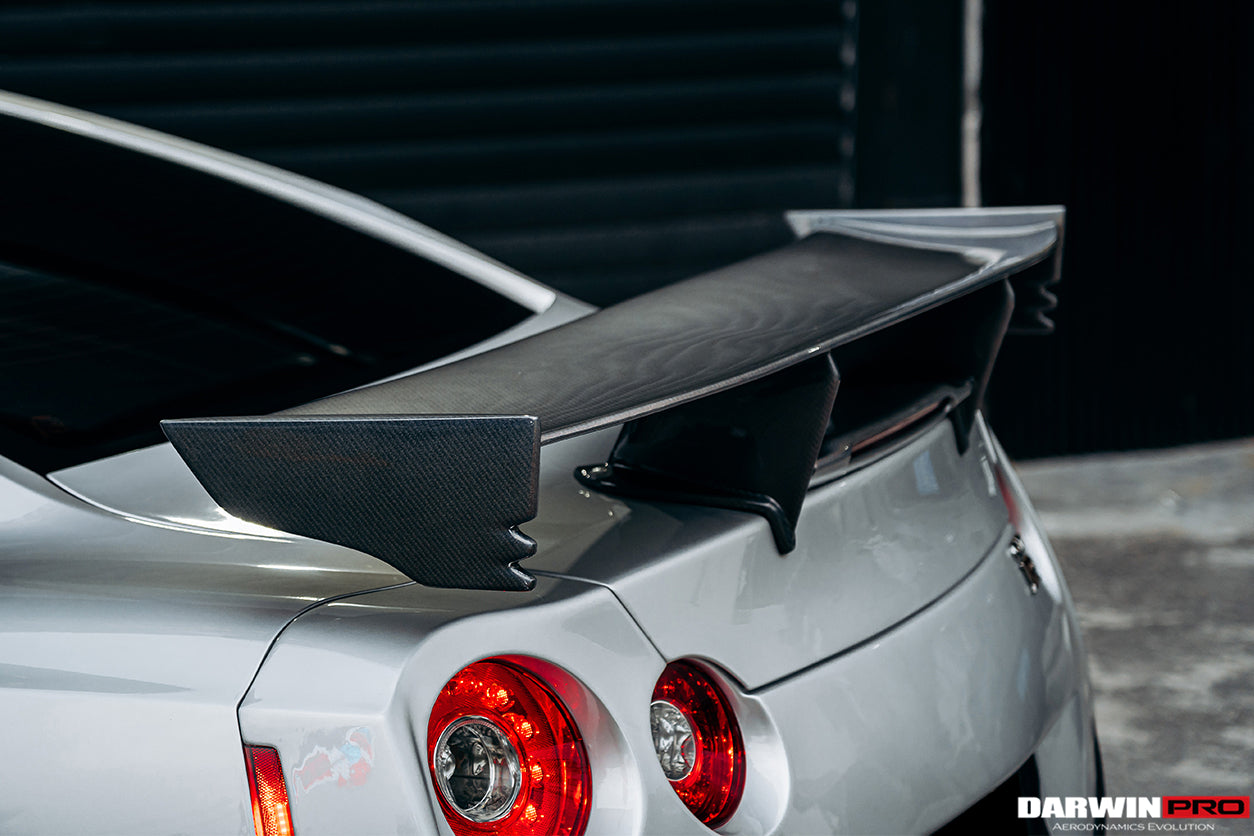 2008-2022 Nissan GTR R35 CBA/DBA/EBA NSM Style Carbon Fiber Trunk Spoiler - DarwinPRO Aerodynamics