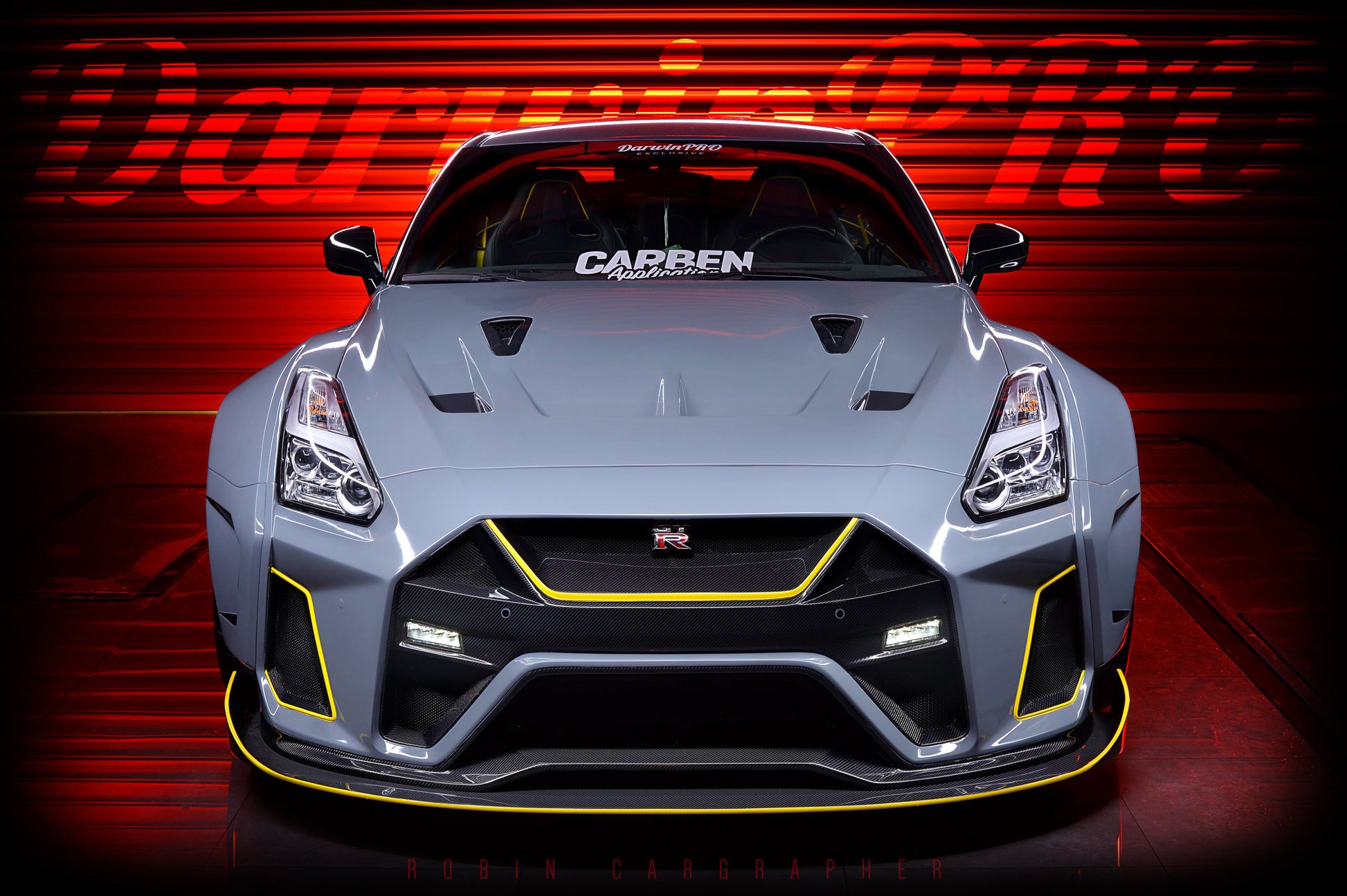 2008-2022 Nissan GTR R35 CBA/DBA/EBA BKSSII Style Carbon Fiber Hood - DarwinPRO Aerodynamics