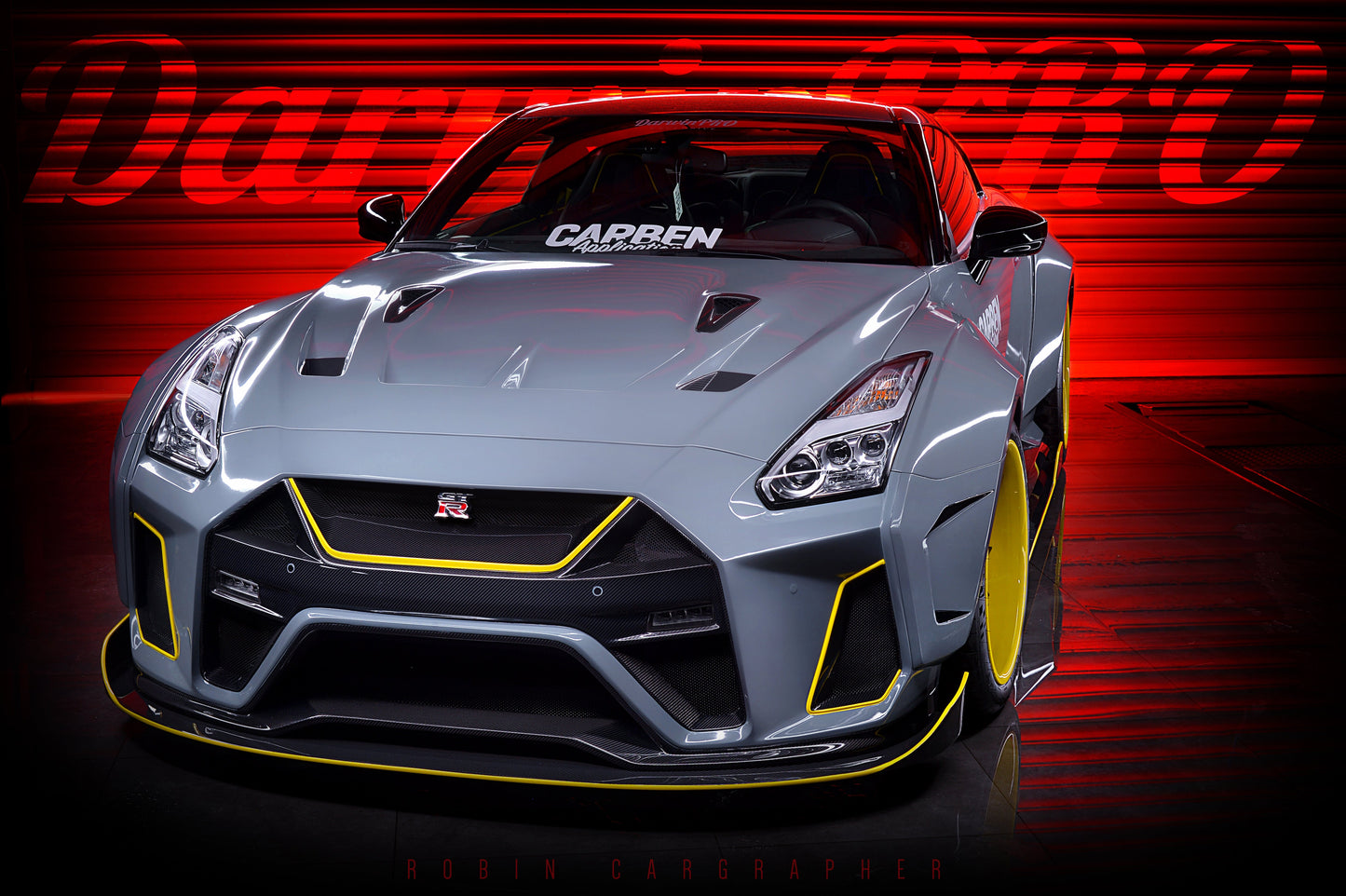 2008-2022 Nissan GTR R35 CBA/DBA/EBA BKSSII Style Carbon Fiber Hood - DarwinPRO Aerodynamics