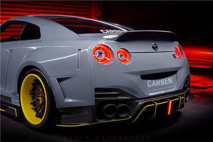 2008-2022 Nissan GTR R35 CBA/DBA/EBA BKSSII Style Partial Carbon Fiber Full Wide Body Kit - DarwinPRO Aerodynamics