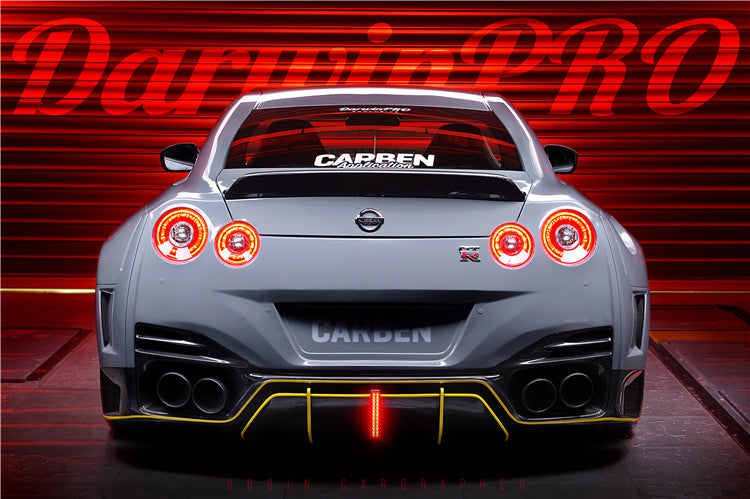 2008-2022 Nissan GTR R35 CBA/DBA/EBA BKSSII Style Partial Carbon Fiber Full Wide Body Kit - DarwinPRO Aerodynamics