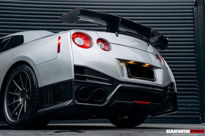 2008-2022 Nissan GTR R35 CBA/DBA/EBA NSM Style Partial Carbon Fiber Rear Bumper - DarwinPRO Aerodynamics