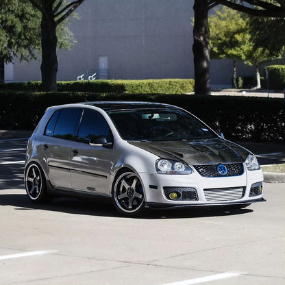 F1R FC5 18" 18x8.5 ET38 / 18x9.5 ET38 Hyper Black/Polish Lip 5x114 – ( Staggered Set of 4 )