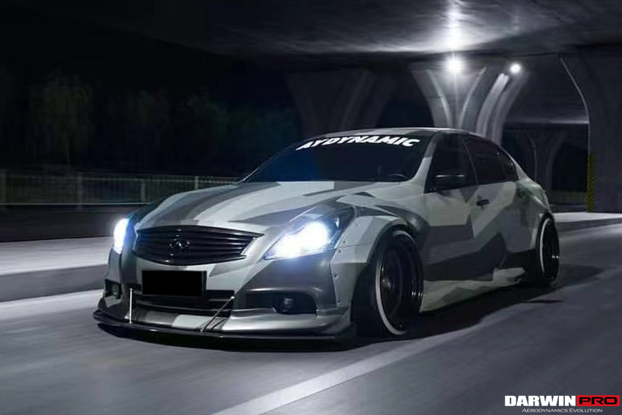 2010-2013 Infiniti G25/G37 Sedan BKSS Style Wide Fender Flares - DarwinPRO Aerodynamics